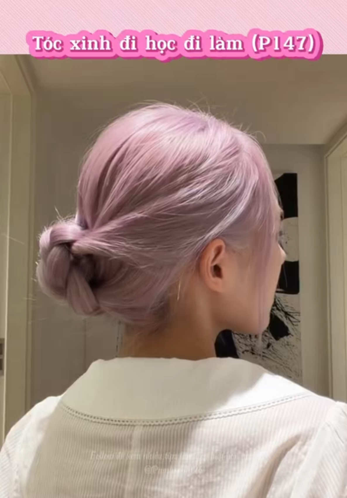 Tóc xinh đi học đi làm (P147) #hairstyle #beautytips #hairtutorial #lamdep #tocdep