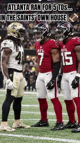 Atlanta ran for FIVE touchdowns in New Orleans… and then talked crazy after 😭🏈 Bijan Robinson and Brian Robinson Jr. absolutely wrecked the Saints defense in Falcons vs Saints on Monday Night Football. Bijan Robinson: 145 rushing yards, 2 TDs Brian Robinson Jr.: 62 rushing yards, 3 TDs Combined: 207 rushing yards and FIVE rushing touchdowns Alvin Kamara scored twice himself, but Atlanta still walked into New Orleans and won 45-24. So we had to imagine what the postgame conversation between Bijan Robinson, Brian Robinson Jr. and Alvin Kamara might sound like after the Falcons ran all over the Saints. Five rushing TDs. In New Orleans. In a rivalry game. That is nasty work. ⚠️ AI PARODY: This video is AI-generated for entertainment purposes. The dialogue is fictional and was not actually spoken by Bijan Robinson, Brian Robinson Jr., or Alvin Kamara. Did Atlanta just embarrass the Saints on their own field? 👀 #Falcons #Saints #BijanRobinson #NFL #MondayNightFootball  