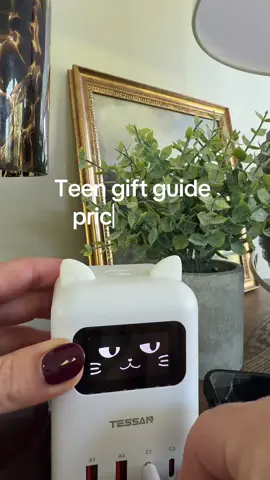 Follow if you’d like affordable gift guides for the family! This little cat charger is the cutest! #charger #chargingstation #teengiftideas 