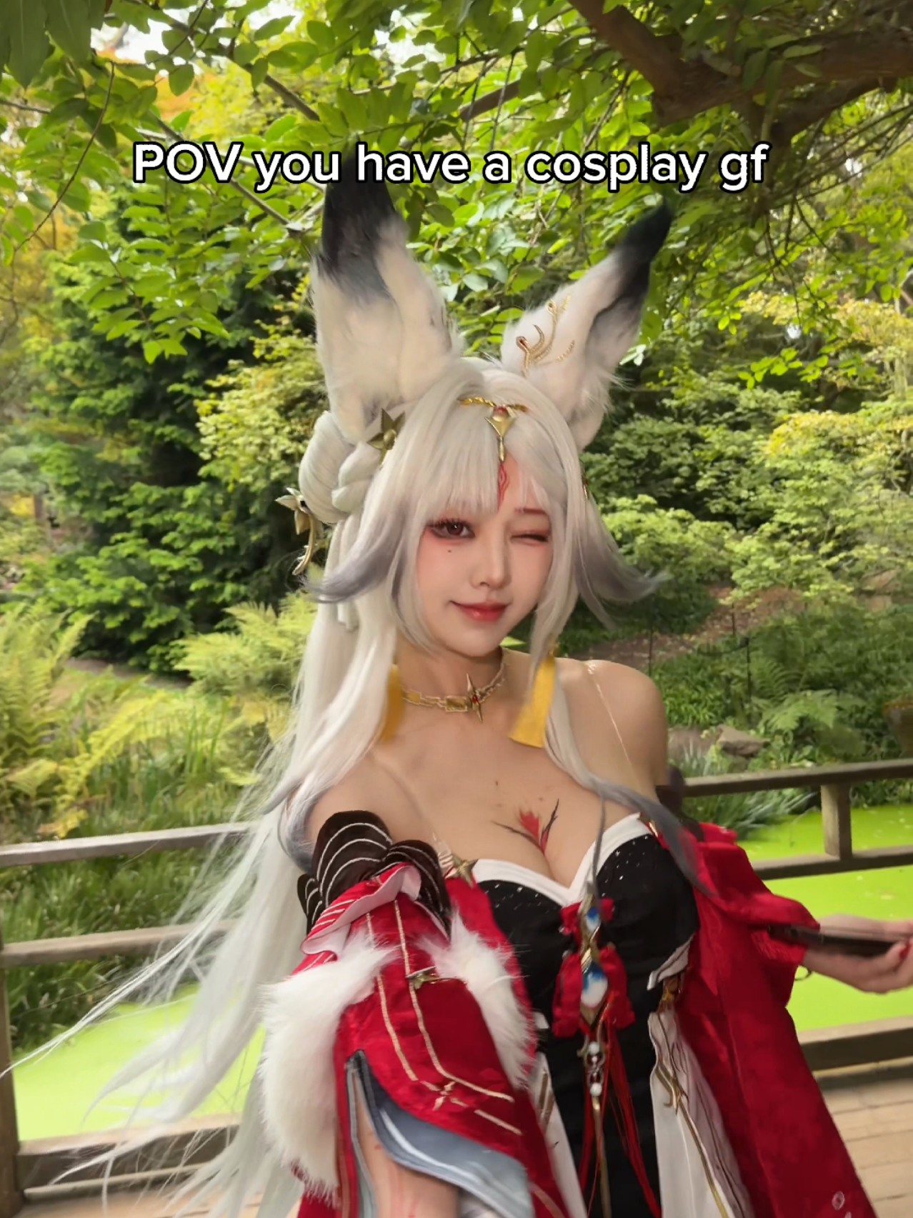 you can have hsin irl :) #hsin #wutheringwaves #wuwa #cosplay #cosplayer 