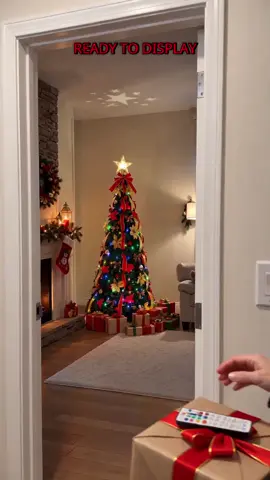 POV: You just built the *perfect* Christmas tree in 2 mins 🎄✨ Pre-lit, collapsible, and 32 modes? YES. #weeklydeals #payday #ChristmasDecor #HolidayHacks #TikTokMadeMeBuyIt #FestiveVibes