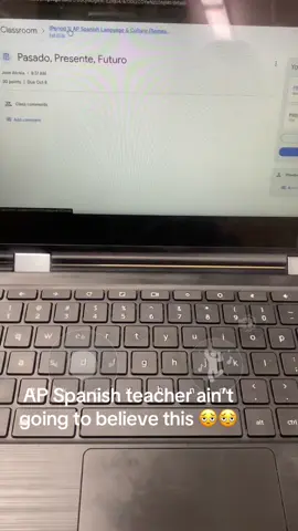iggg i can’t do my AP Spanish workkk😏#AP #anythingbutwork #funny #relatable 