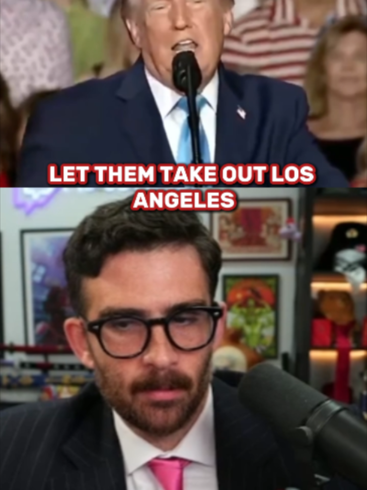 Trump: Let them take out Los Angeles & San Diego #fyp #foryou #foryoupage #hasanabi