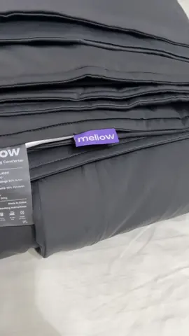 Mellow Sleep Cloud Cooling Comforter in color Midnight #cooling #comforter #mellow #bedding