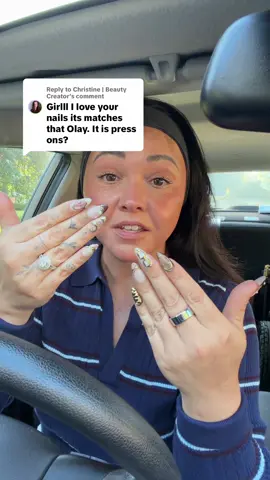 Replying to @Christine | Beauty Creator   These are last forever but they have so many different styles!!!  #pressonnails #pressons #nailart 