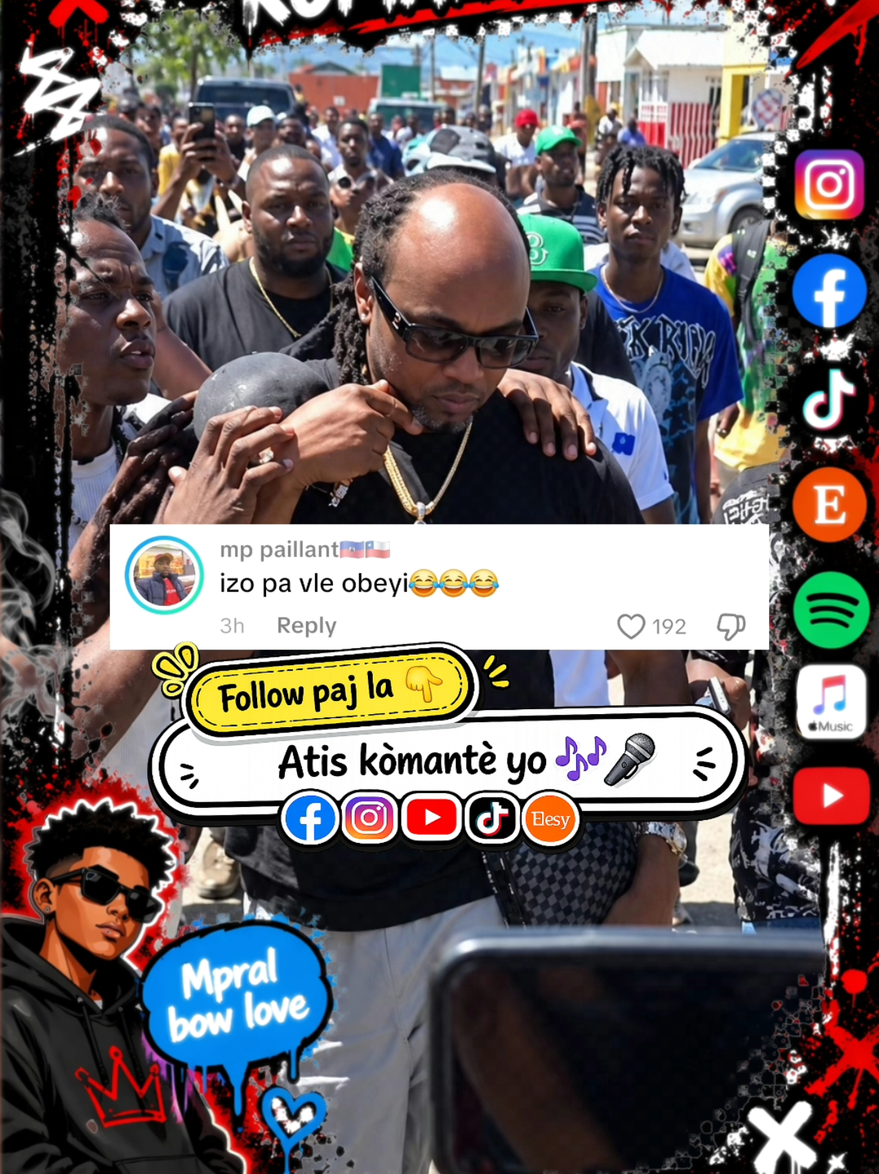 kepi a trayi izo 🤣🤣🤣  #izolan #chov #caphaitien #haitiantiktok #atiskòmantèyo 