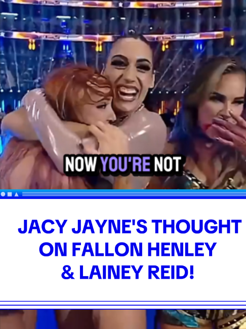 Jacy Jayne on her teammates Fallon Henley and Lainey Reid and getting to all be an act together on Smackdown.  #wwe #jacyjayne #wrestling #prowrestling #fatalinfluence
