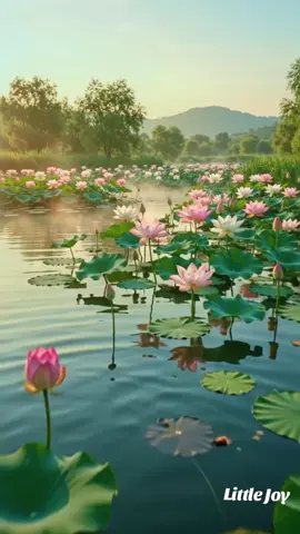 Where Nature Blooms 🪷🪷🪷🪷🪷🪷#fyp #goviral #nature #calm #goodmorning 
