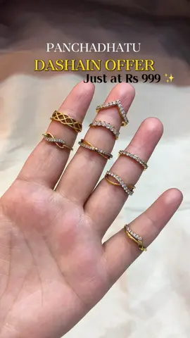 Dashain Sale 🪁 | Just at Rs 999  📍Shreebhal Gate Gabahal , Patan  Kindly message us to Order ❤️ #panchadhatu #dashain #offer #ring #fyp 