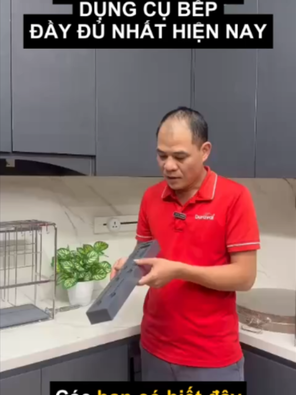 Khay cài dao mà dao đưa đi đưa lại vẫn không rung lắc — em chỉ cho các bác chi tiết khe giữ dao trong video. #Duraval #giadaothot #phukientubep #tubep #kythuatduraval