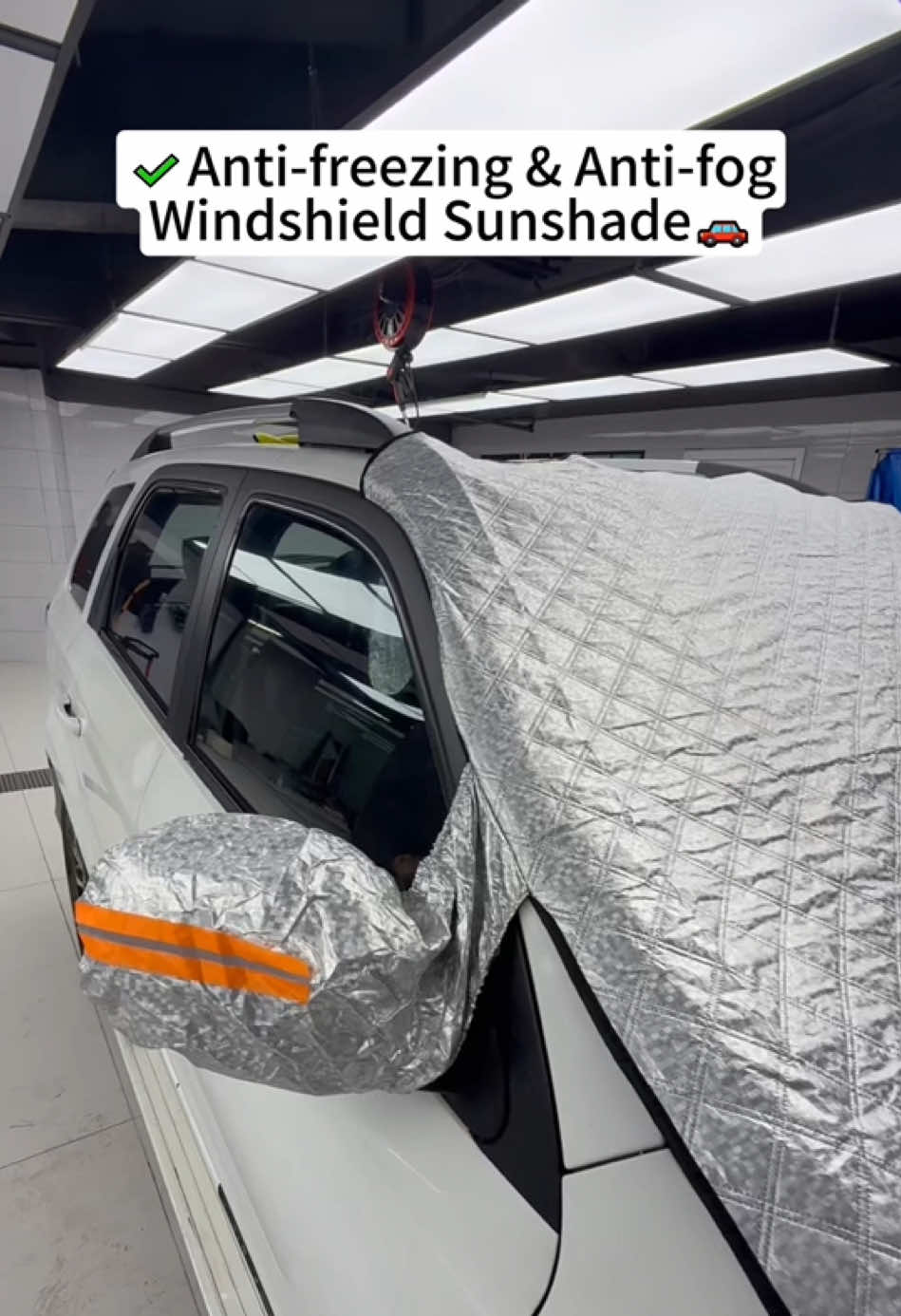 You need this 4-season windshield cover: easy to use, blocks rain, snow and frost, no leafworries.CarSnowCover#TikTokShopBlackFriday#blackfriday #BlackTikTok #blackfridaydeals #blackfridaysale 