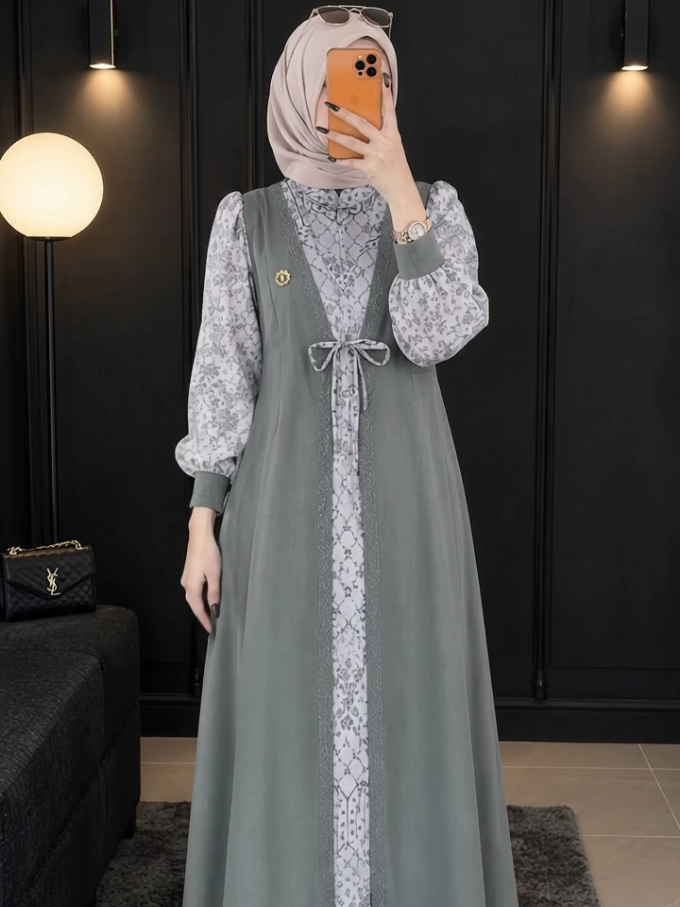 Tampil anggun dan elegan dengan gamis wanita yang cocok dipakai untuk busana muslim sehari-hari, kondangan, acara keluarga, pengajian, hingga Lebaran 🤍 Modelnya mewah, elegan, nyaman dipakai, dan bikin penampilan terlihat lebih rapi serta kekinian.#gamiswanita #gamiskekinian #gamislebaran #sarimbitkeluarga #gamiskondangan 