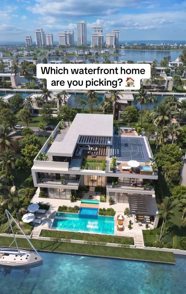 All designed by Austin Fox Architecture and coming soon to South Florida. #waterfront #waterfrontproperty #architect 