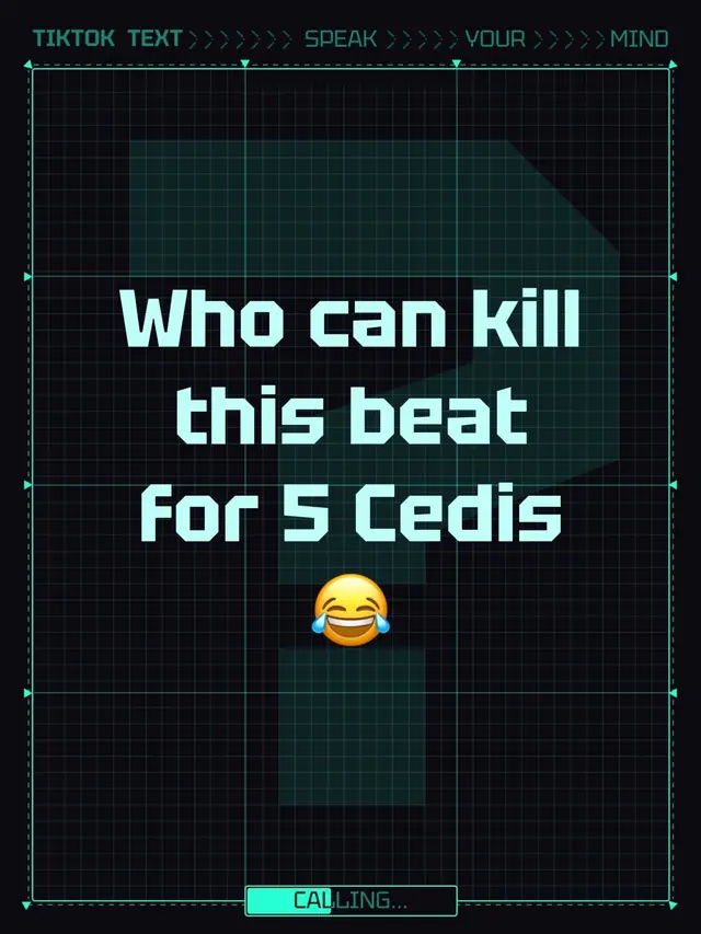 Who can kill this beat for 5 Cedis😂