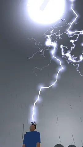 What if lightning hit you?  #fyp #simulation #Science #viral #whatif 