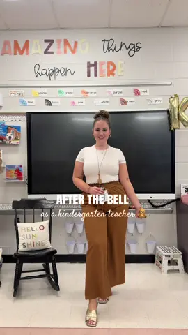 afternoon things 🤍 #fyp #teachersoftiktok #afterthebell #closing #kindergarten 