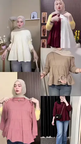 Atasan Wanita Kekinian Bahan Adem Harga Terjangkau #atasanwanita #atasanwanitamurah #atasanmurah #pakaianwanita #blousemurah 