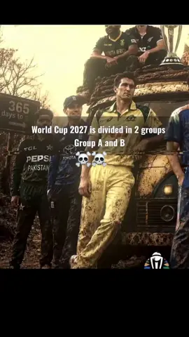 World Cup 2027 Group B VS Group A☠️☠️☠️☠️☠️🔥🔥🔥 Group A Trophies: Australia: 6🏆 India: 2🏆 Pakistan: 1🏆 Group B Trophies: England: 1🏆 Srilanka: 1🏆 #WorldCup2027 #CricketStats #MostTrophies🏏🏏 