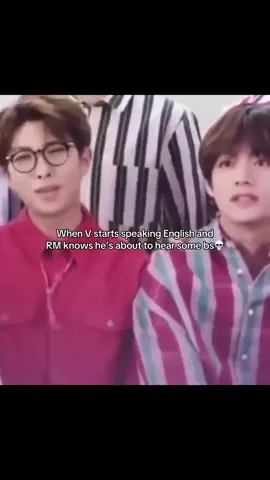 Namjoon doing damage control😭 #bts #english #funny #kpop #taehyung