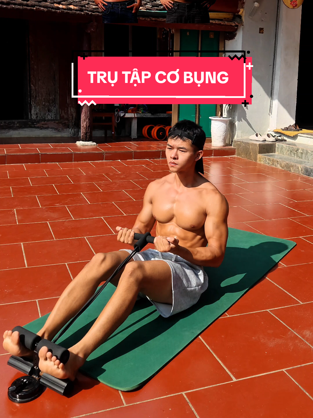 trụ tập cơ bụng tại nhà #homeworkout #quockhongcuoi #gymmotivation #trutapbung #gym 