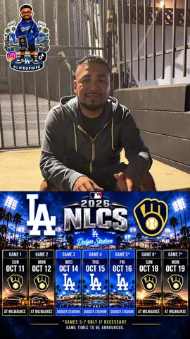2026 NLCS Dodgers Vs Brewers #ITFDB #Dodgers #Dodgernation #MLB #DodgersBaseball