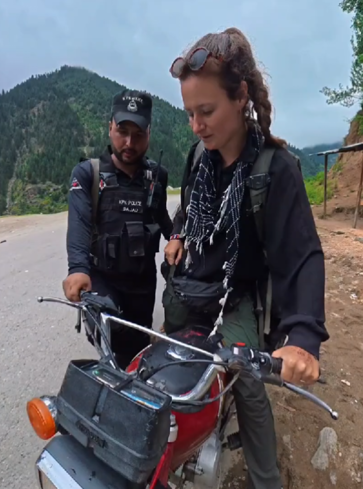 Police Rescue on My Solo Ride 🇵🇰   