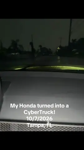 I can’t even begin to describe the feeling of thinking you’re about to drown while riding INSIDE your car! 😭 Last night, my daughter and I experienced one of the scariest moments while driving through Tampa. The streets were completely flooded, and before I knew it, the water was rising higher and higher, coming up and OVER the hood of my Honda Civic! 😳🚗🌊 The inside of the car was completely dry, but the fear and panic I felt were REAL! My heart was racing, and all I could think about was getting my daughter and myself out safely. Thank God for my husband, Jarrod, who was guiding me through this terrifying situation! 🙏🏽❤️ When I tell you GOD WAS RIDING WITH US LAST NIGHT, I mean it! 🙌🏽 This video doesn’t even begin to capture how terrifying that moment was! Thank you, JESUS, for covering us and getting us home safely! 🙏🏽❤️ #ThankYouJesus #TampaFlooding #GodsProtection #fyp #HondaCivic 
