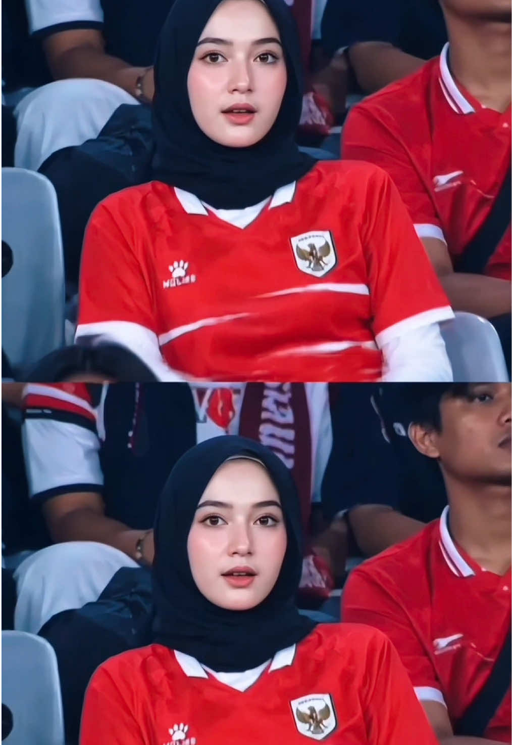 Tren video AI juara Piala Asean 2026! Ubah foto selfie kamu jadi video bareng pemain timnas Indonesia, memegang trofi juara Piala Asean di tengah lapangan. Wajah kamu tetap sama, pakai jersey merah timnas, medali emas di leher. Latar stadion penuh lampu, confeti merah putih beterbangan, suasana perayaan kemenangan yang meriah. Video realistis, detail tinggi. video AI juara Piala Asean 2026 tren video AI bareng pemain timnas Indonesia tutorial video timnas juara capcut template video AI trofi Piala Asean video perayaan kemenangan timnas Indonesia cara buat video AI bareng pemain bola video AI confeti di stadion template capcut juara Piala Asean video perayaan trofi emas timnas #Godpic #hypic #hypiccreator @hypic_global @HypicVietnam@hypic_vn_official