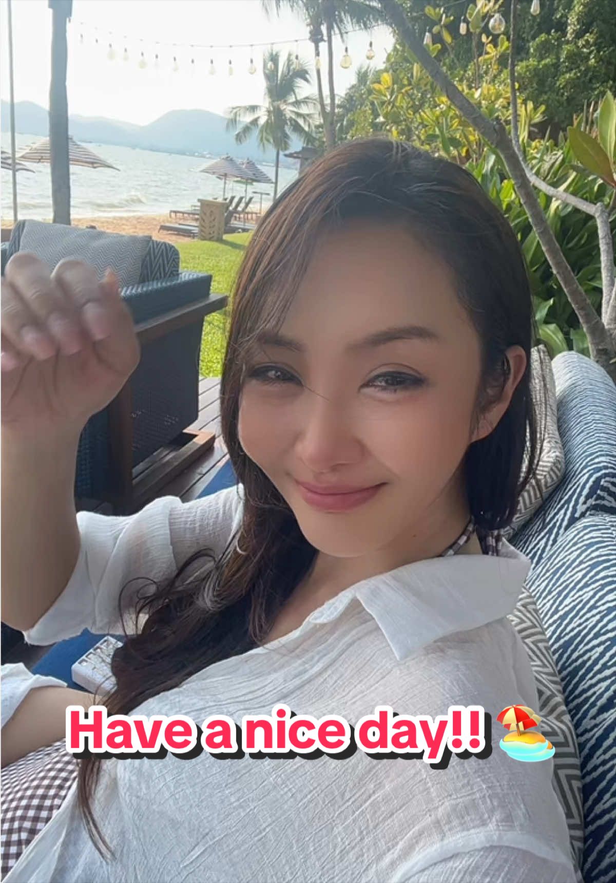 Have a nice day!! 🏖️ #pakistaniangel #SHERNOX #fypシ #นางฟ้าปากี✈️💕🇵🇰 #fromlivetolove 