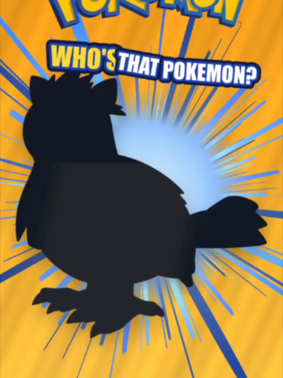One silhouette, small and round, the first thing anyone catches. Say it before the reveal Link in bio to submit your own creation #pokemon #whosthatpokemon #pokemonquiz #pokemonmeme #pokemonjoke #funnypokemon #cardcollector