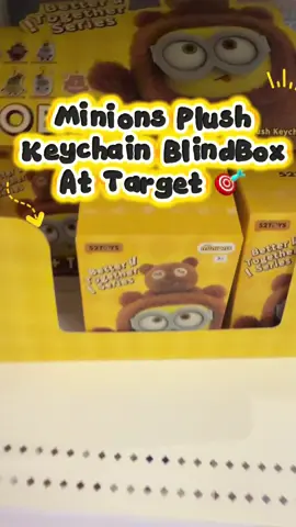 @52TOYS US SHOP Minion Vinyl plush keychain BlindBox spotted @target  #targetfinds #minions #52toysblindbox 