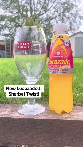 New lucozade Sherbet Twist! #lucozade #lucozadeenergy #energydrink #lucozadezero #drink 