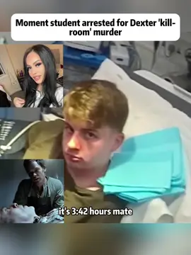 Footage released by police shows uni student Benjamin Day lying to officers after the killing of 24-year-old Maria Saxeanu. #breakingnews #Foryou #News #Tiktok #fyp 