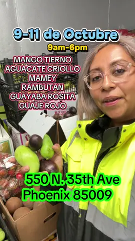 Pasen hoy por sus Mangos Tiernos ! Muchas gracias! #phoenix #mango #aguacate #rambutan #frutas 