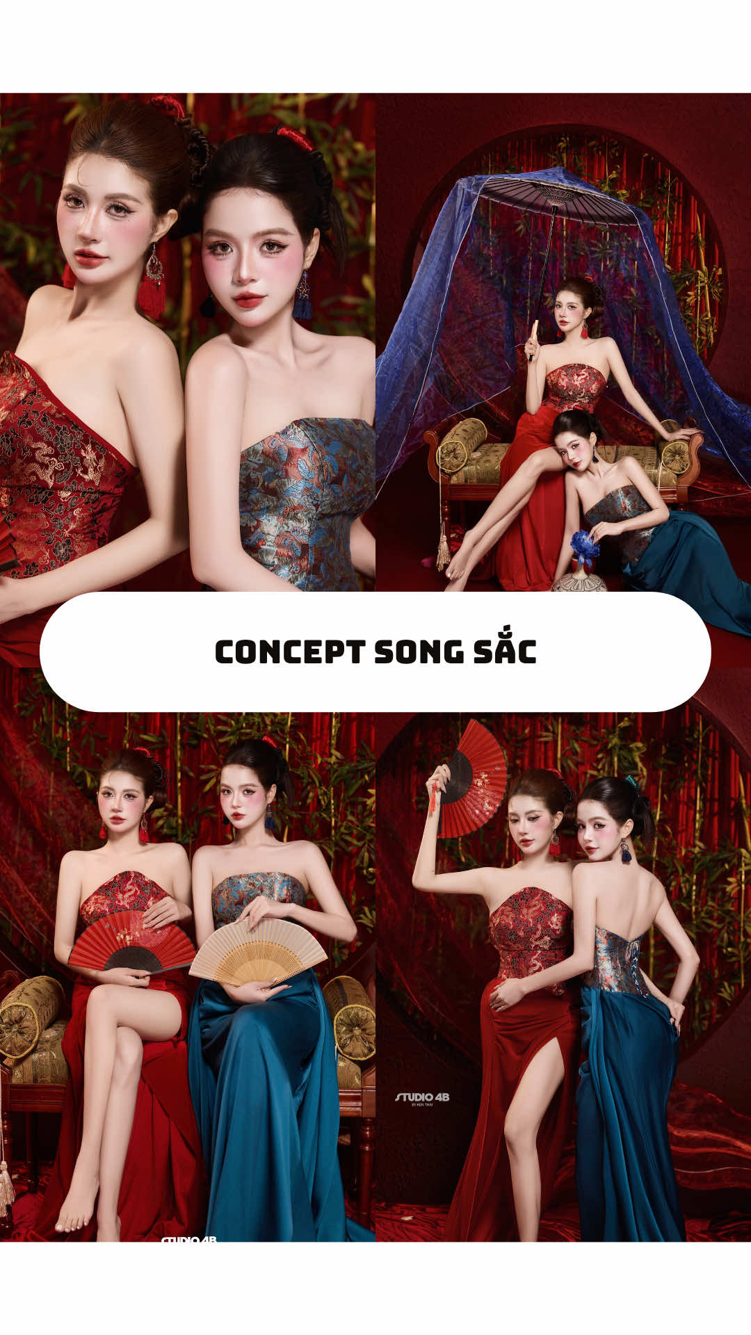 Lên tiếp concept tết cho chị em tỷ muội nha 😘 ----- 📌Studio 4B - Tân Bình cũ Chụp ảnh theo concept tại Sài Gòn 📸 #studio4b #chupanhconcept #concepttet #chupanhtet #conceptcotrang 