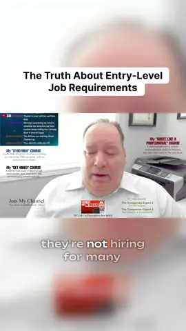 The Truth About Entry-Level Job Requirements#jobsearch #entryleveljobs 