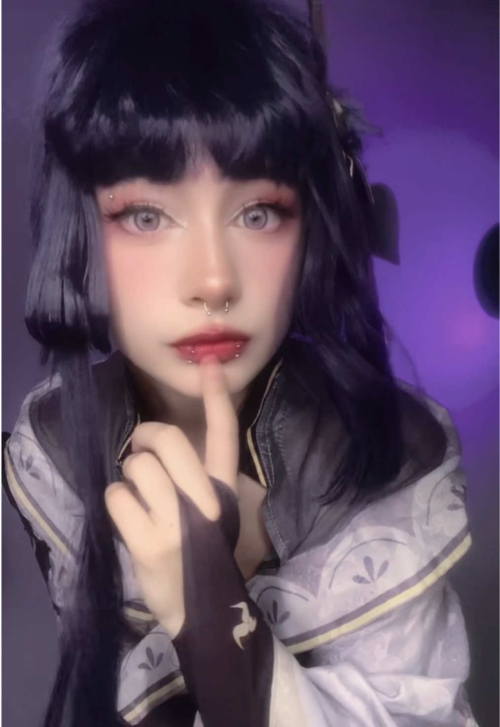 YAYYYY || 🌩️ || #fyp #cosplay #GenshinImpact #shogunrainden #shogunraidencosplay 