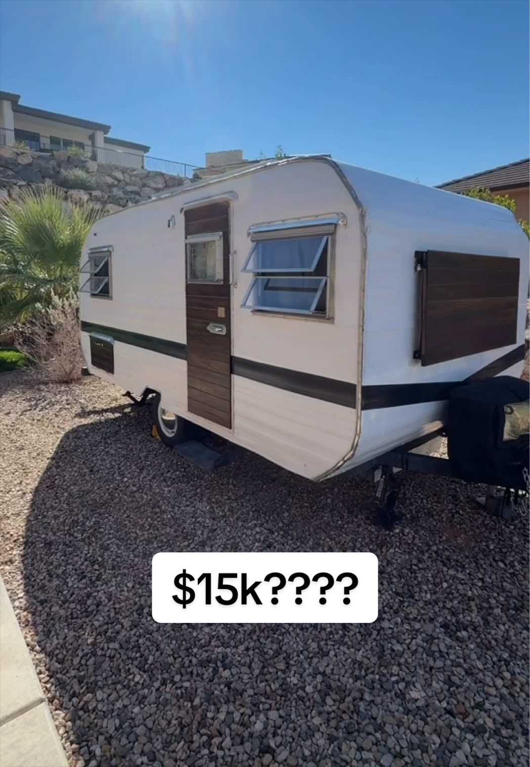 Did I say beautiful too much? Lol here’s a little tour of our rebuilt 1964 camper! A FULL DIY build. No shops or factories. Just Grace and I and a very long “how to” YouTube search history🤣🤙🏼 #diycamper 