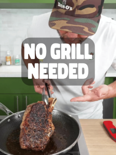 Did you know one of the best steaks you’ll ever cook can be made right in a pan? 🥩🔥 No grill needed. Just a good steak, a hot pan, and plenty of flavor. Hit that follow button and I’ll show you how to make it! 👀