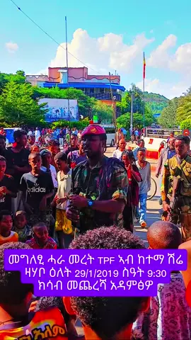 my ትግራይ #🇻🇳@#ወዲ ሽሬ felew sher koplik argu gays መግለፂ ሓራ መረት TPF ኣብ ሽሬ ዛሃቦ ዕለት 29/1/2019 ስዓት 9:30 ክሳብ መጨረሻ አዳምፅዎ