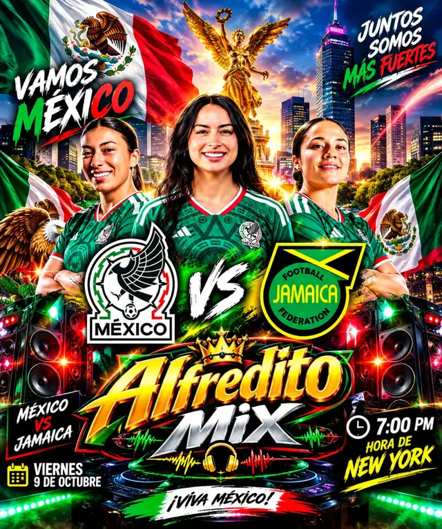 🇲🇽 ¡𝗠𝗘́𝗫𝗜𝗖𝗢 𝗙𝗘𝗠𝗘𝗡𝗜𝗟 𝗩𝗔 𝗣𝗢𝗥 𝗧𝗢𝗗𝗢 𝗘𝗡 𝗔𝗚𝗨𝗔𝗦𝗖𝗔𝗟𝗜𝗘𝗡𝗧𝗘𝗦! 🔥 La Selección Mexicana recibe a Jamaica 🇯🇲 en un nuevo reto frente a su gente. 💚🤍❤️ Las mexicanas quieren hacerse fuertes en casa y demostrar de qué está hecho este equipo. 💪🇲🇽 🔥 ¿Quién se lleva este duelo? 👇 Déjame tu marcador en los comentarios. #MéxicoFemenil #SelecciónMexicana #MéxicoVsJamaica #Aguascalientes #VamosMéxico 