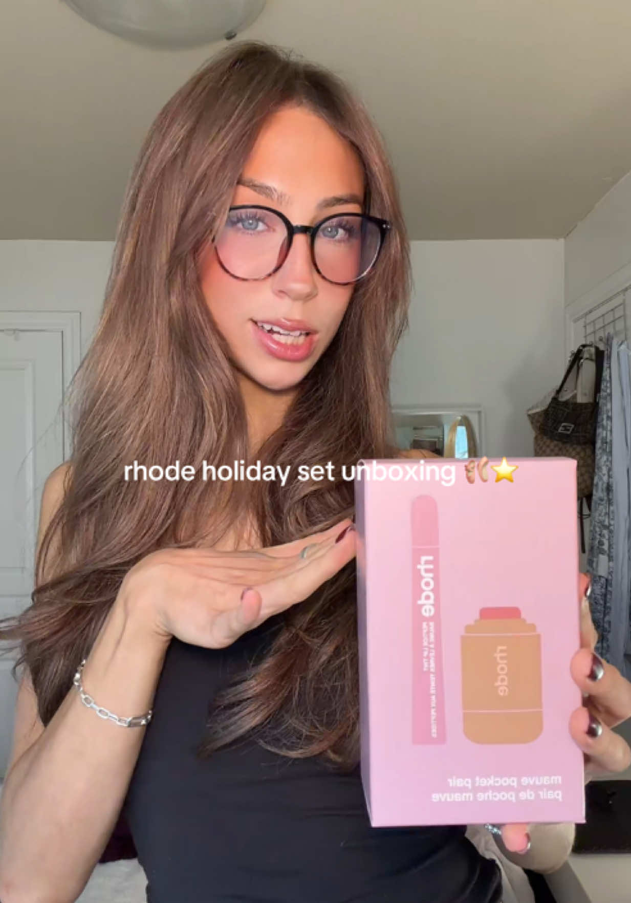 @rhode skin holiday set unboxing in mauve pocket pair 🧁🩷 @Sephora #rhode #rhodeholiday #rhodeskin #rhodeholidayset #sephorahaul 