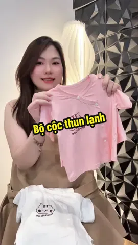 Bộ cộc thun lạnh peptit #trangembe #xuhuongtiktok 