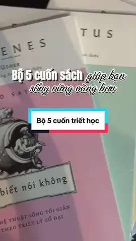 Bộ 5 cuốn sách giúp bạn sống vững vàng hơn #nhanamhcm #nhanambooks #BookTok #philosophy #fyp 