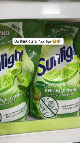 Ủa thiệt à 2túi 1xx, lụm😍!!?! #nuocruachen #sunlight #xuhuong #muasamcungtiktok #ilovetiktok 