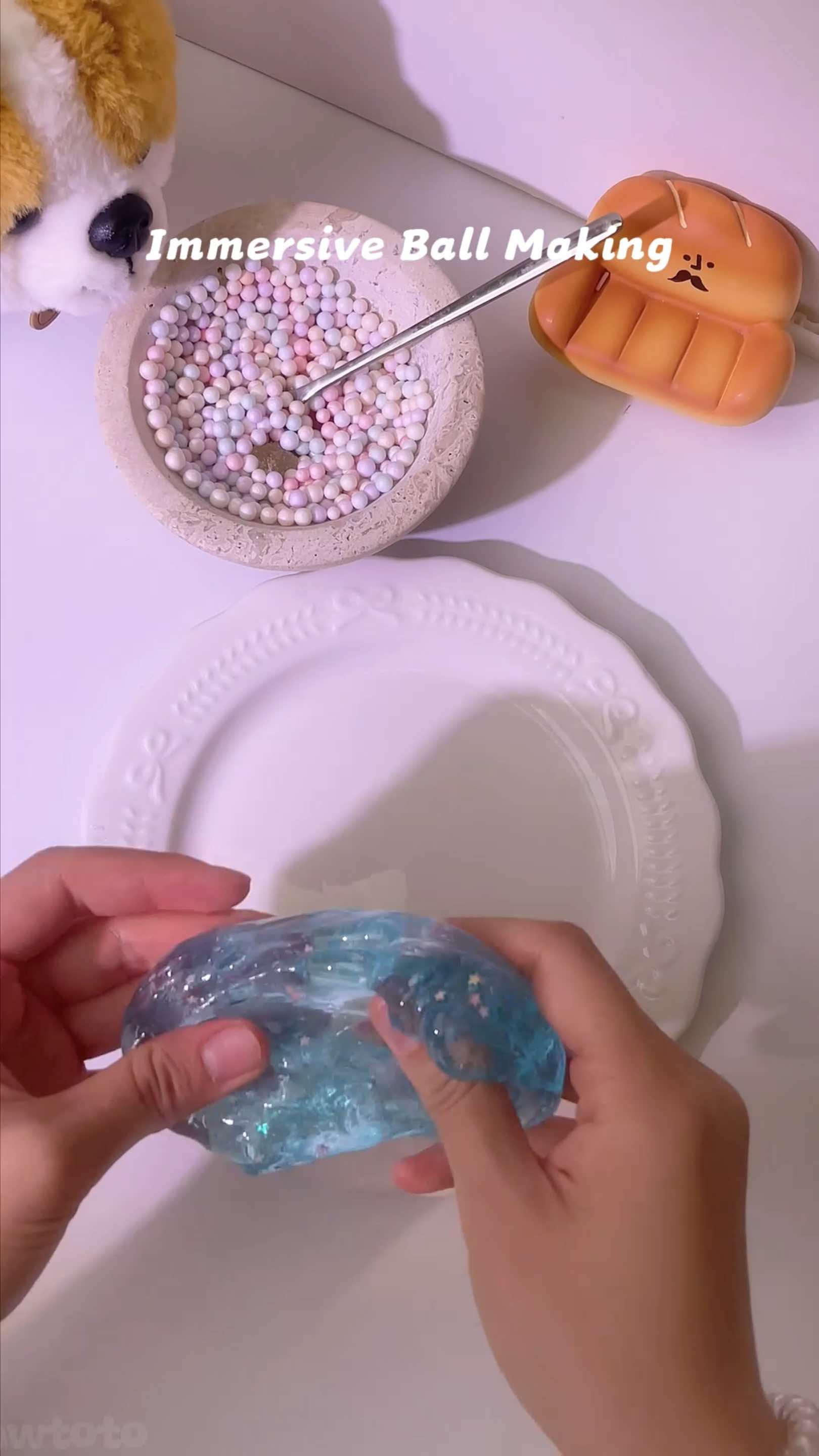Slime base,sound and texture #tiktokshopbackschool #sohochic #pawtoto #fpy 