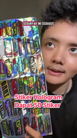 Serius ini keren banget stikernya!! Sudah hologram + cutting tinggal tempel!!