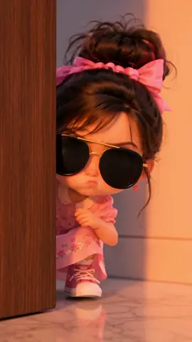 cute baby girl 🤣❤️ #tiktokgrowthchellenge #ai #cartoon #cartoonforkids 