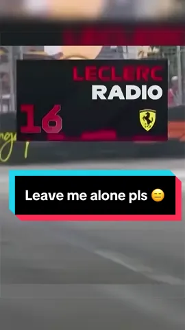 Valid crashout 😂😂😂  #leclerc #f1 #singaporegp #sprint @Charles Leclerc 