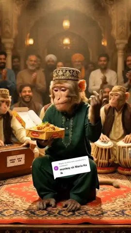 Replying to @khurram.sandhu72 dabay Wich daba daby Wich 🤪😂  Maria name song  #fypシ゚viral #foryoupage #monkey #foryou #qawali @TikTok 